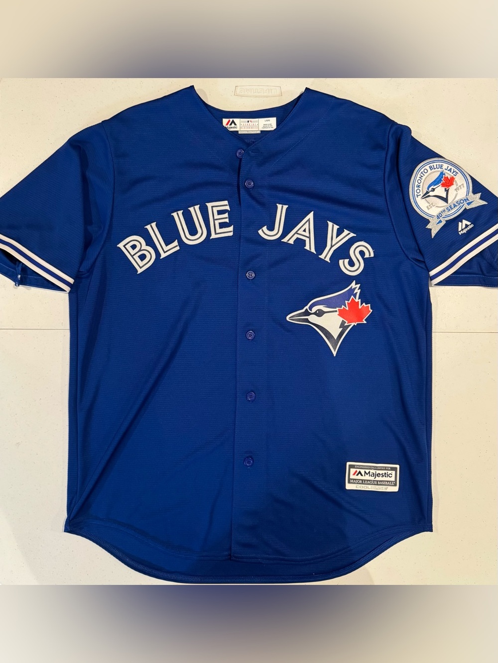 Majestic Toronto blue jays Marcus Stroman MLB Baseball jersey size large